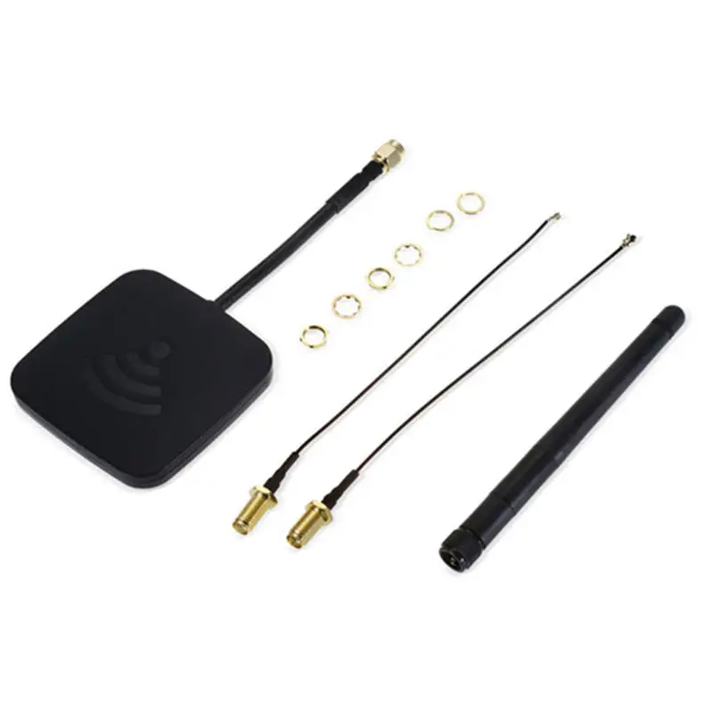 

Upgrade Hubsan H501S H502S H107D+ H107D Part 5.8Ghz 14dBi Panel Antenna 2.4GHz 3dBi FPV Antenna For RC Quadcopter Camera Drone