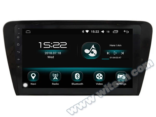 Perfect WITSON Android 8.0 10.2" CAR DVD PLAYER For VOLKSWAGEN SKODA OCTAVIA 2014 CAR STEREO CAR AUDIO PLAYER GPS NAVIGATION SYSTEM 1