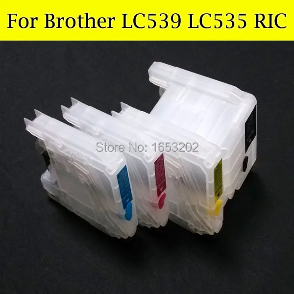 4 шт./лот картридж для принтера brother LC539 LC535 Brother MFC-J200 DCP-J100 J105 | Компьютеры и офис