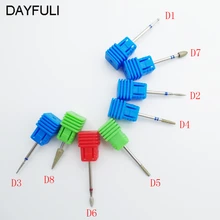 8 Type Diamond Nail File Drill Bit Burr Milling Cutter Manicure Electric Nail Drill Machine Nail Accessories