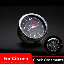 Автомобильные часы украшения вентиляционные отверстия на выходе клип стикер Логотип для Citroen c1 c2 c3 c4 c5 berlingo b9 xsara 1 2 DS3 DS4 DS аксессуары