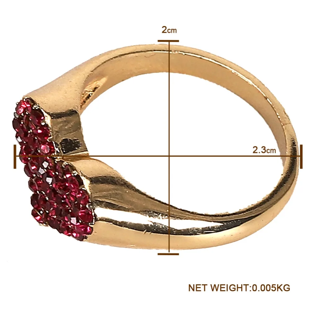 Miwens Bauble Ba разноцветные кольца с кристаллами для женщин яркий камень в форме сердца кольца на палец очаровательные Роскошные вечерние ювелирные изделия от производителя
