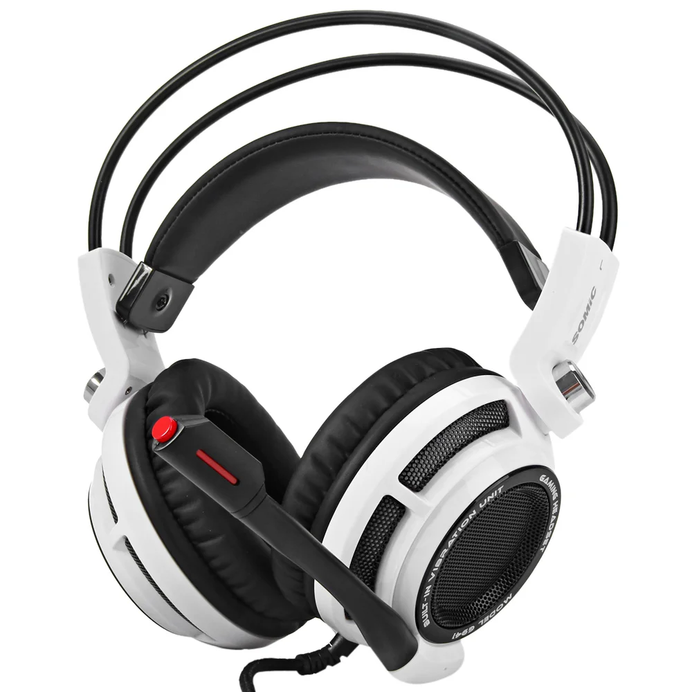 

Somic G941 Headphone 7.1 Virtual With Vibrating Function Microphone Voice Control Surround Sound USB Headband Gaming Headset