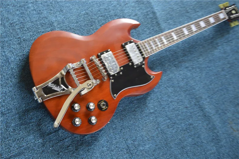 New Arrival SG Electric font b Guitars b font Chrome Bigsby Chinese Guitarra Electrica Free Shipping
