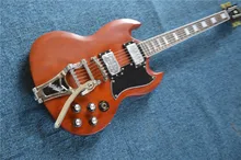 New Arrival SG Electric font b Guitars b font Chrome Bigsby Chinese Guitarra Electrica Free Shipping