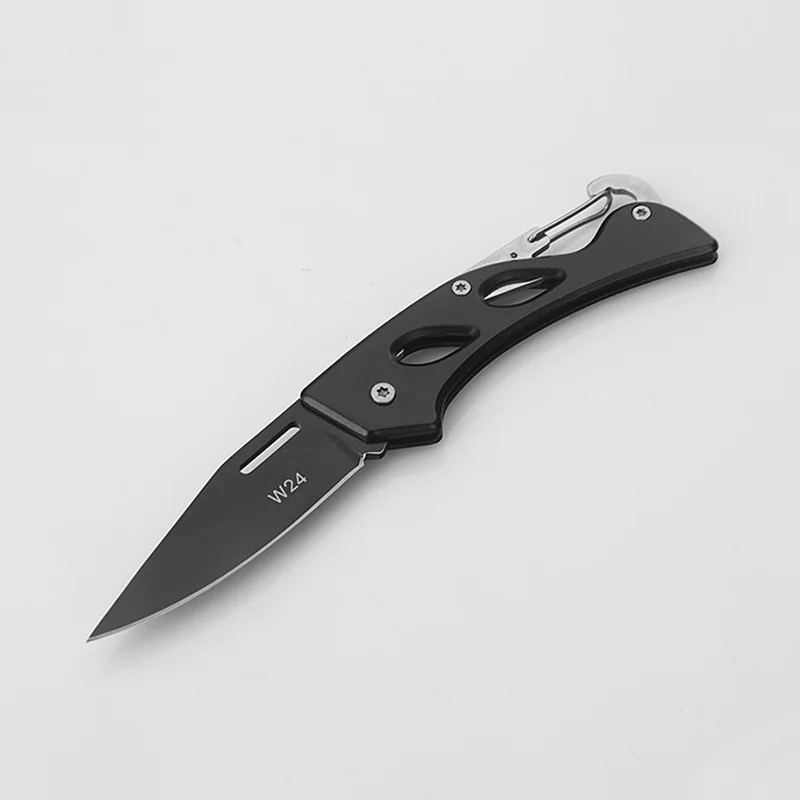 

ACCHAMP Stainless Steel Foldable Pocket Knife Mini Portable Folding Knife Fruit Cutter Practical Camping Outdoor Survival Tool A