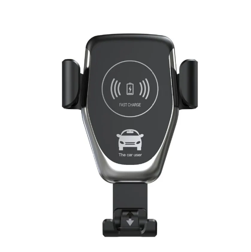 10 Вт автомобильное крепление Qi Беспроводной Зарядное устройство для iPhone XS Max X XR 8 samsung NOTE 9 S10 S9 s8 плюс быстрая Беспроводной зарядки Автомобильный держатель для телефона на магните