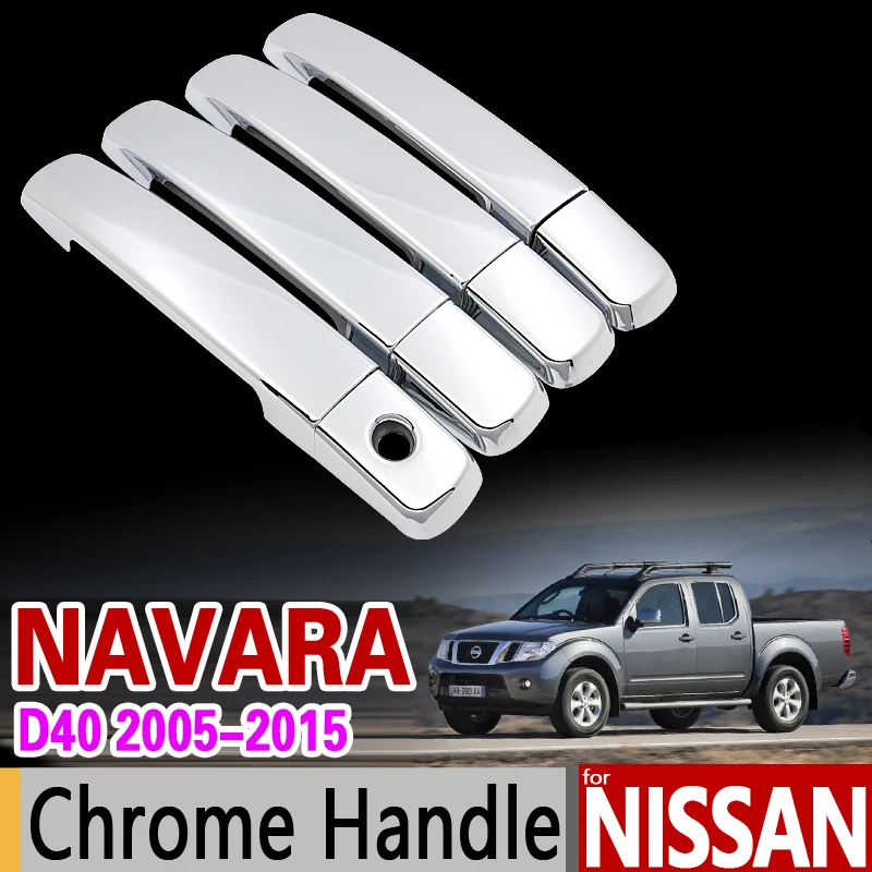 Хромированная накладка на ручки для Nissan NAVARA D40 Suzuki Equator Frontier Brute 2005 2006 2008 2010 2011 2012 2014