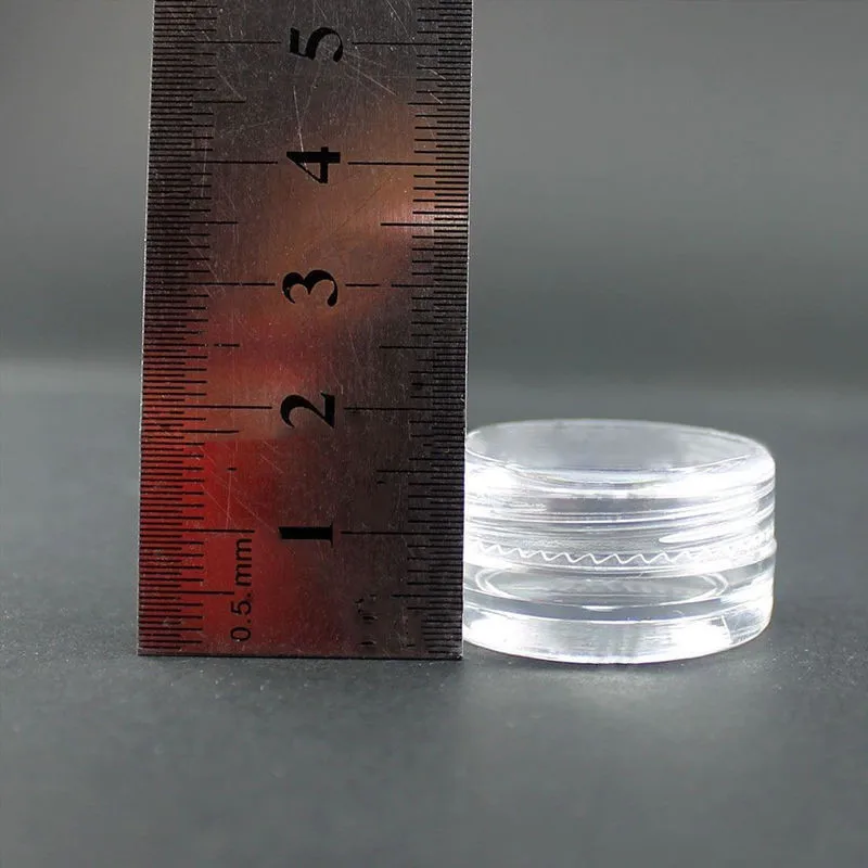 10Pcs Plastic Mini Cosmetic Manicure 3g Empty Jar Pot Nail Art Rhinestone Gems Powder Container Refillable Bottles refillable bottle refillable empty bottle refillable cosmetic bottle cosmetic bottle makeup empty bottle mini cosmetic bottle cosmetic sample container cosmetic pot jars