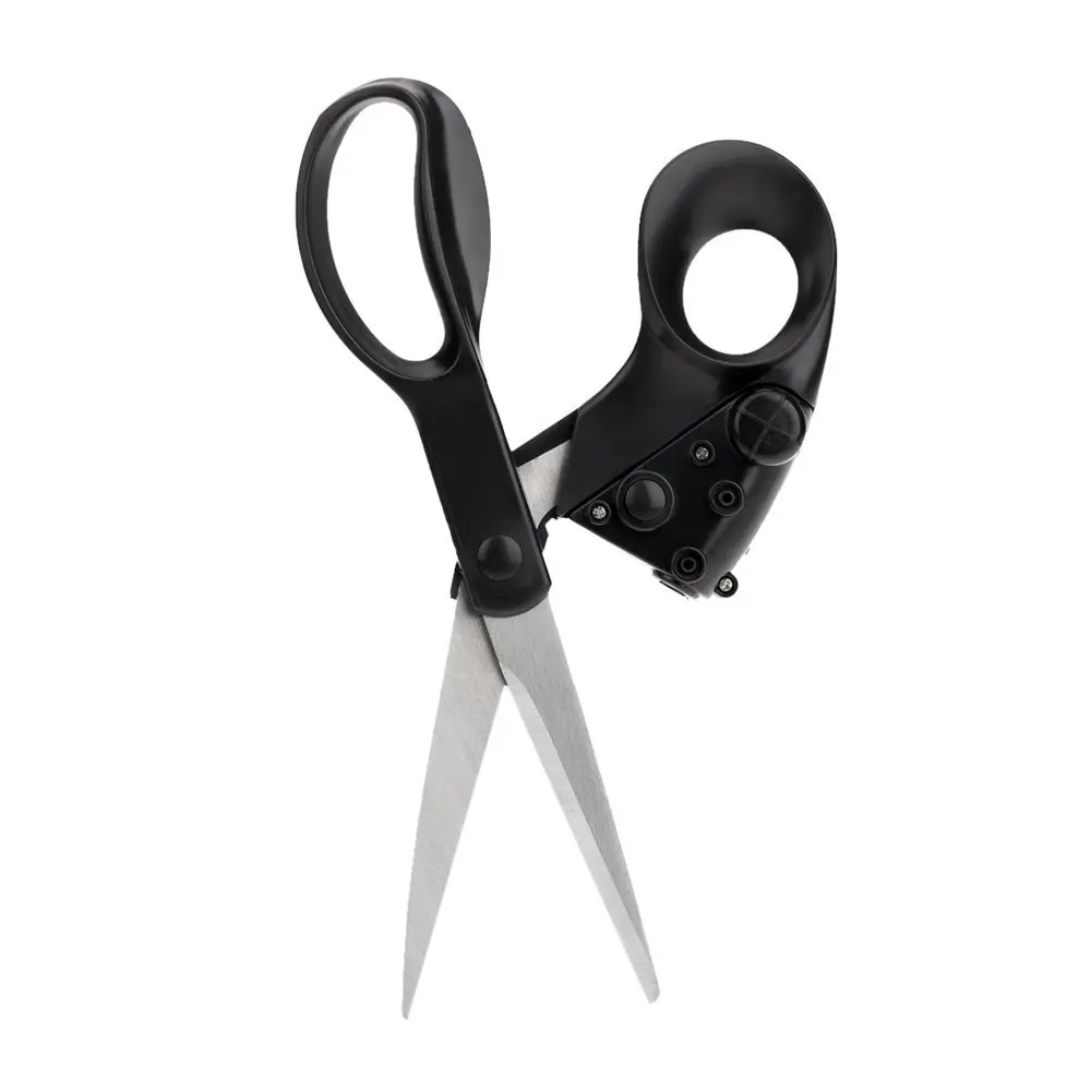 Professional Laser Guided Scissors For home Crafts Wrapping Gifts Fabric Sewing Cut Straight Fast With Battery 3