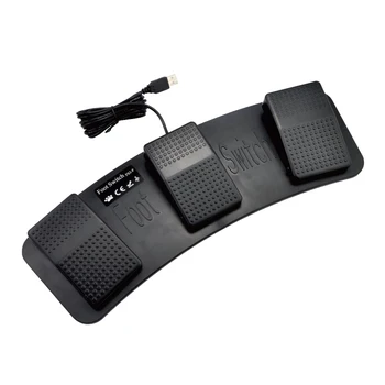 

USB Foot Pedal Control Switch Keyboard Mouse For Computer PC Laptop Multiple Foot Pedals Used In Playing Games Factory Testing