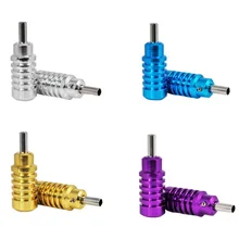 YILONG 4 шт. Горячая Татуировка ручка с задней стволовой оранжевый алюминиевый сплав 25 мм ручка 4 цвета Татуировка Трубная машина наконечник Комплект