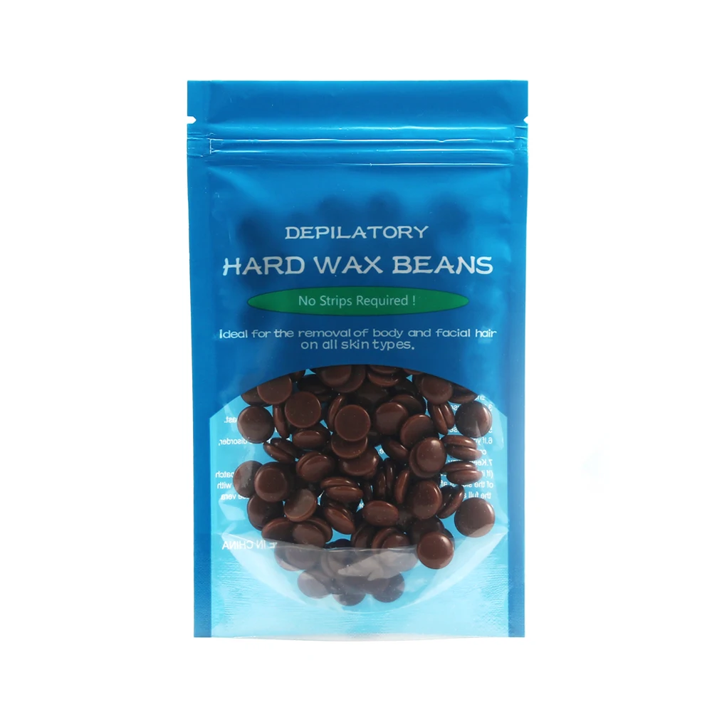 Домашнее использование твердый воск для тела Bean красота салон шарики для удаления волос Тело твердый воск твердая бумага-бесплатно депиляция воск Bean 10 вкусов - Цвет: 5 coffee