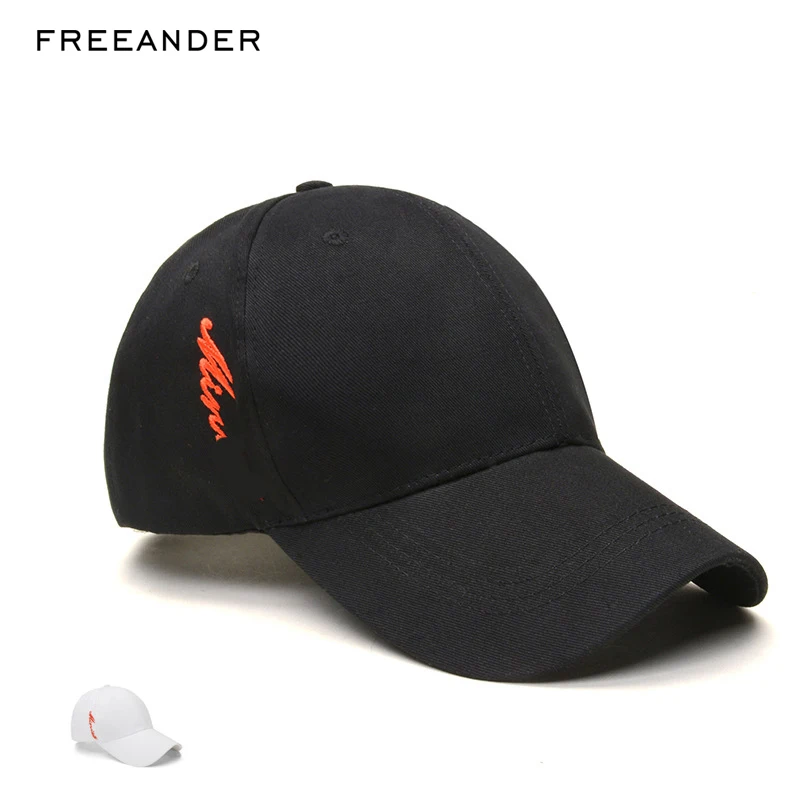 Бейсболка Freeander мужская с вышивкой модная Спортивная Кепка белого цвета для