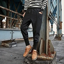 M-5XL! повседневные штаны-шаровары; большие размеры; осенний модный тренд; лоскутные брюки; луч