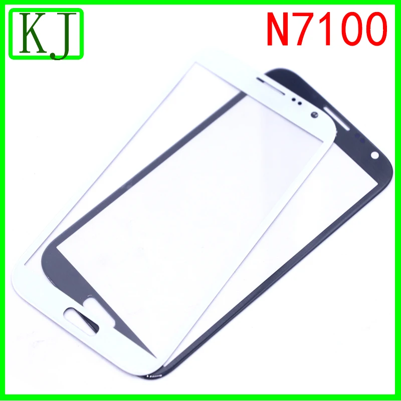 

Front Glass lens For Samsung Galaxy Note 2 N7100 GT-N7100 N7105 Touch Screen Panel Parts LCD Display Lens
