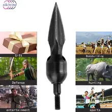 4pcs Crossbow High Carbon Steel Shoot Outdoor Hunting Archery Arrow Heads Tips Bow Broadheads Points Arrowheads for Compound 