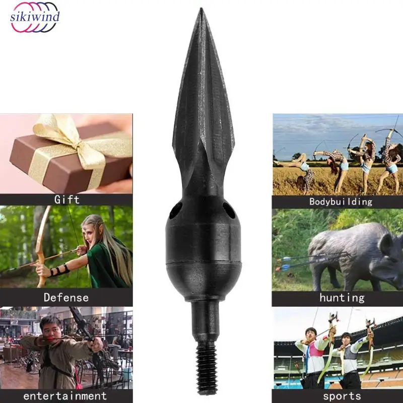 

4pcs Crossbow Arrow Heads High Carbon Steel Shoot Archery Tips Compound Bow Points Arrowheads for Shooting Outdoor Hunting 2019