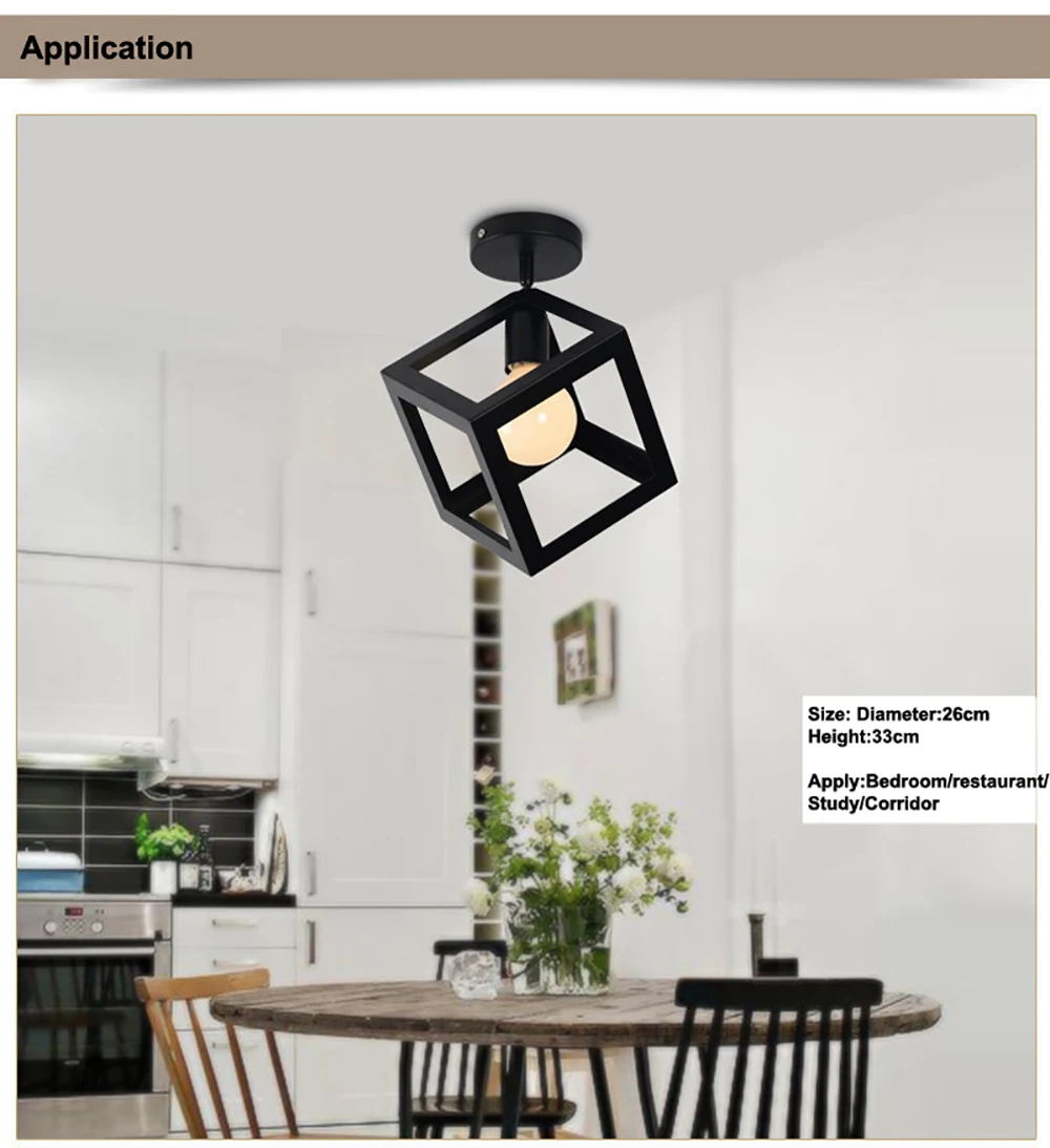 GO OCEAN Ceiling Lights Modern LED Ceiling Light Foyer Bed Room Lamps E27 Iron Plated for living room Chandelier Ceiling (20)