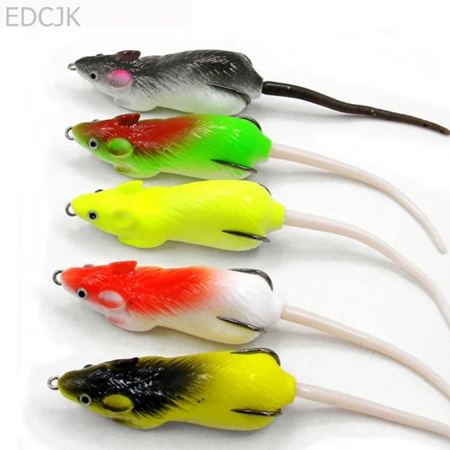 Fishing Lure Soft Lures For Fish Bait Plastic Silicone China Frog Silicon Artificial Set Sea Swim Bait Shad Lot 7cm Baits Mouse
