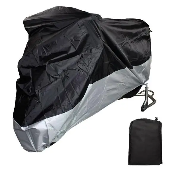 L 86.6&quot Motorcycle Cover Motor Bike Scooter Waterproof UV Dust Protector Black | Автомобили и мотоциклы