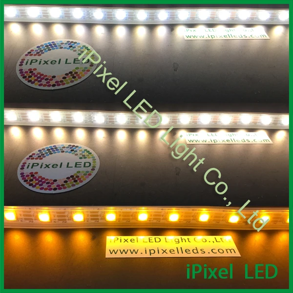 Широкоформатная Светодиодная лента SK6812/WS2812B SMD5050 60 светодиодов/м желтая теплая