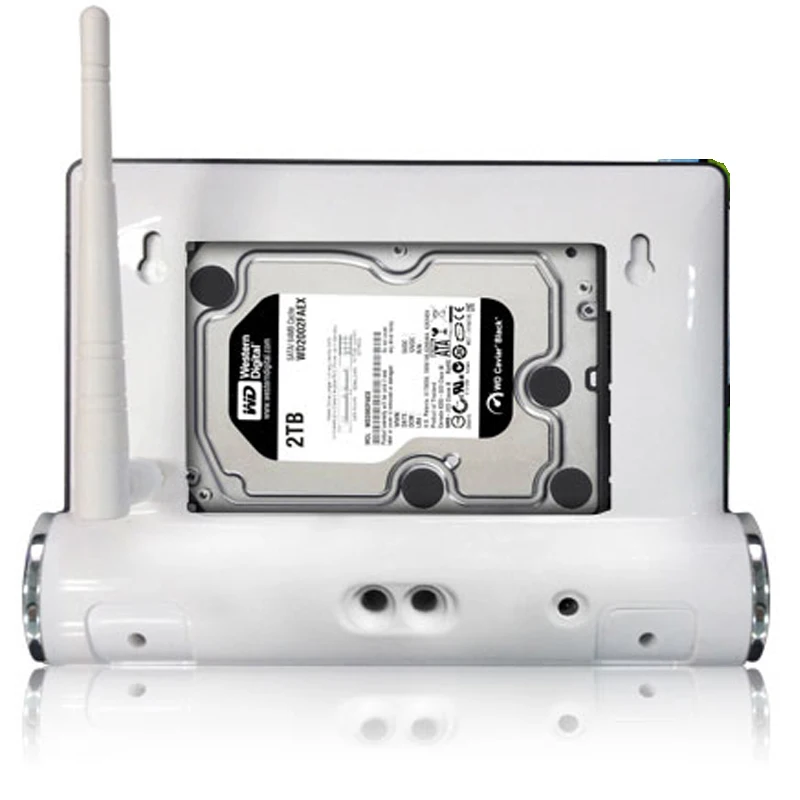 Smart ONVIF сетевого видео сервера NVS с 4ch Камера подключения 7 дюймов Сенсорный экран