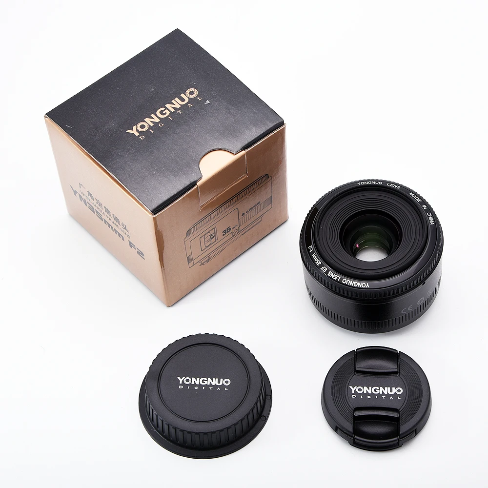 Yongnuo 35mm Lens YN35mm F2 lens Wide-angle Large Aperture Fixed