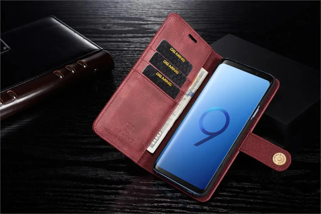 Кожаный чехол для телефона для samsung Galaxy S10e S8 S9 S10 плюс S7 край A3 A5 A7 Note 9 8 A70 A50 раскладной Магнитный чехол-Кошелек Чехол