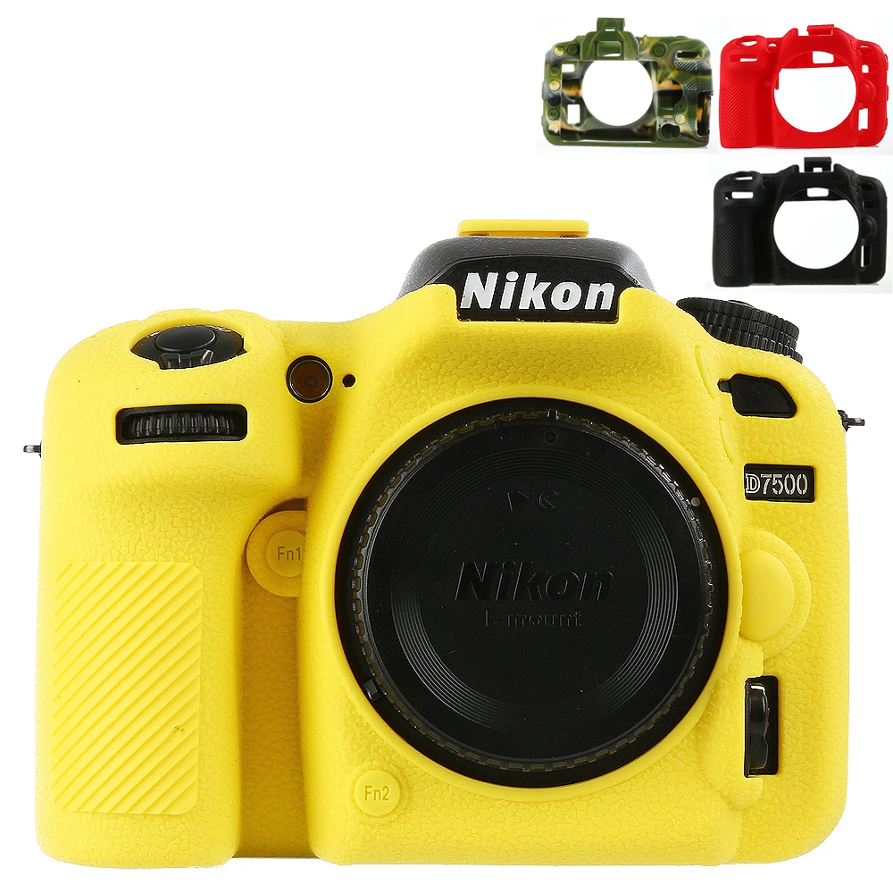 

The high quality Soft Silicone Rubber D7500 Camera Protective Body Case Skin For Nikon D7500 DSLR Camera Bag Protector Cover