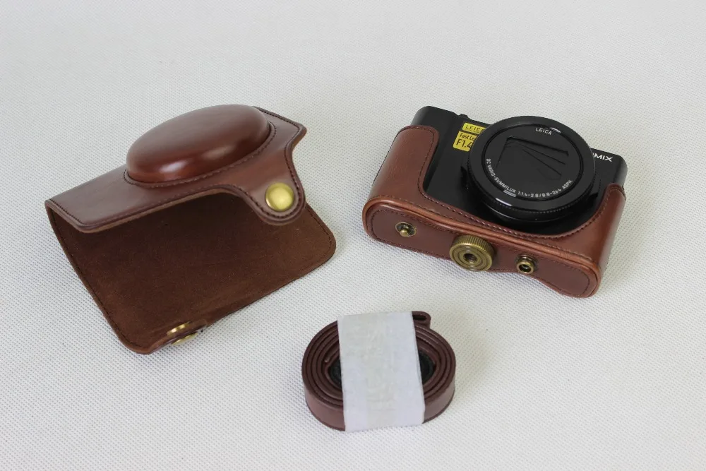 Чехол из искусственной кожи для камеры, чехол для Panasonic LX10 LUMIX LX10 DMC-LX10, чехол для видеокамеры