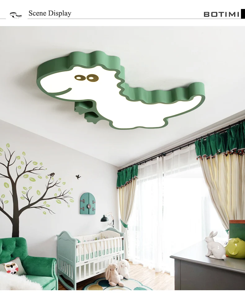 Details About Dinosaur Shaped Led Ceiling Lights For Kids Room Cartoon Children Light Fixtures