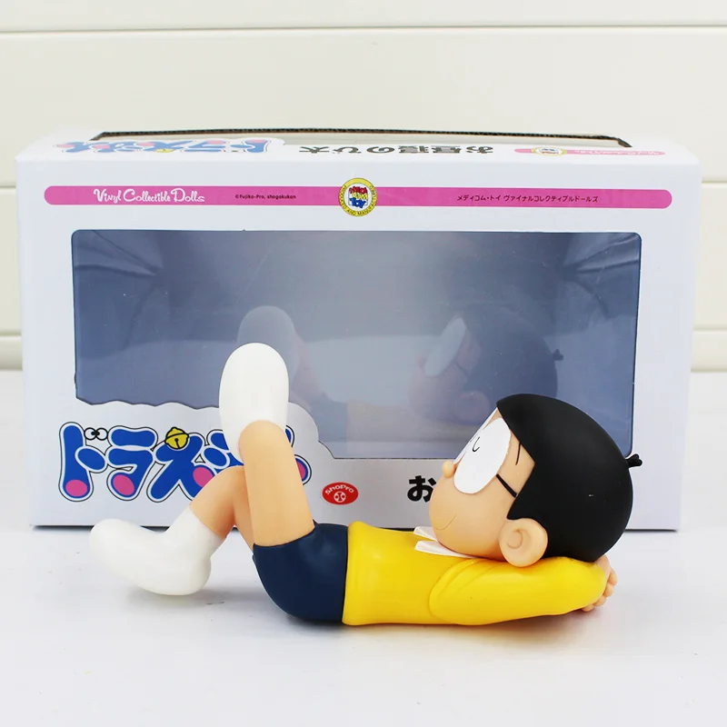

7''18cm Doraemon Nobita Nobi Action Figures Anime Nobita Vinyl Collectible Dolls Magic Model Kids Toys Kawaii Baby Toys with Box