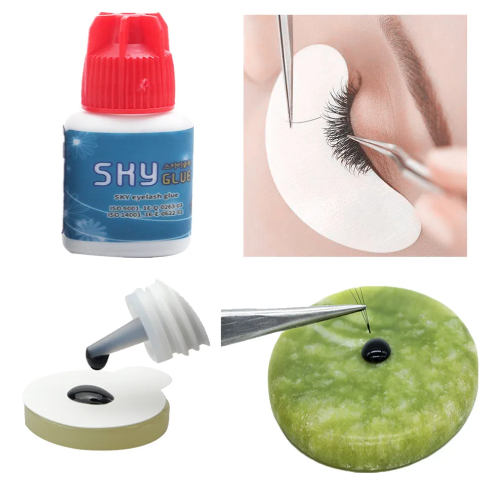 Как снять клей с ресниц после наращивания Eyelash Glue Professional Eyelash Extension Glue Salon Use Eyelash Cleaner Prime