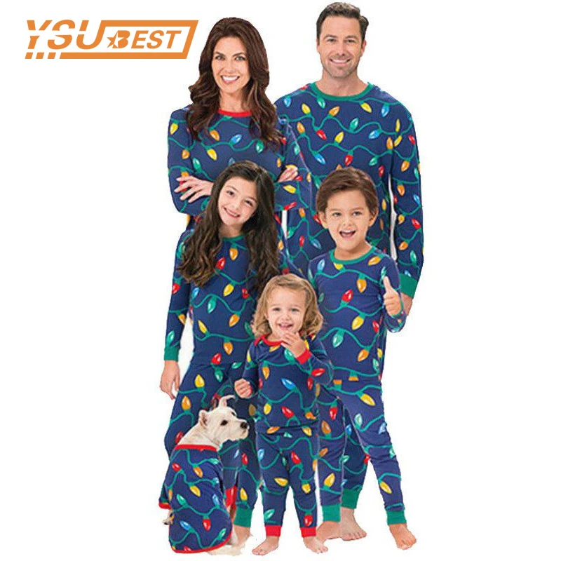 2018 Family Matching Christmas Pajamas Sets Kids Gift