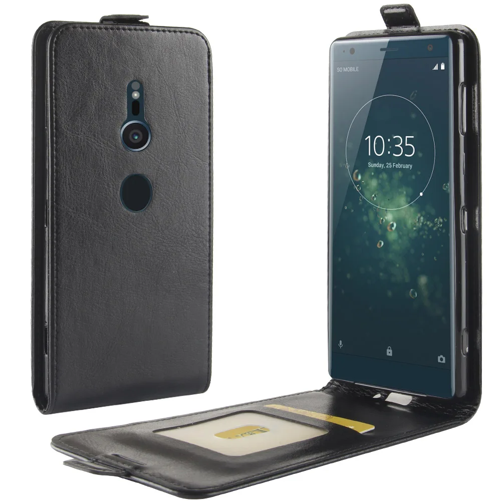 Abhoriz чехол для Sony Xperia XZ2 кожа casew Ith слот карты фото Рамки Защитная крышка |