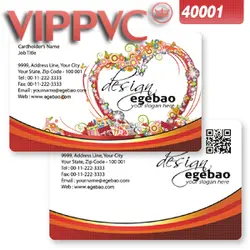 A40001 шаблон визитной карточки дизайн для белый ПВХ визитная карточка размеры 86X54mmX0. 36 мм