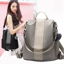 LITTHING Однотонный женский рюкзак с защитой от кражи, школьные сумки для девочек-подростков, рюкзак для путешествий, высокое качество