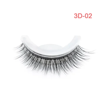 

1 Pair 3D Vison False Eyelashes Reusable Extension Self Adhesive Eyelashes SSwell