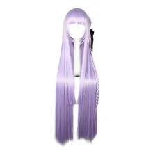 MCOSER 100 см 39,3" синтетический парик для косплея с оплеткой светло-сиреневого цвета высокотемпературный волоконный WIG-502E для волос