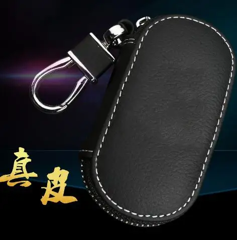 

Fashion High Quality Genuine Leather Key Wallet For Car Zipper Key Case Wallet