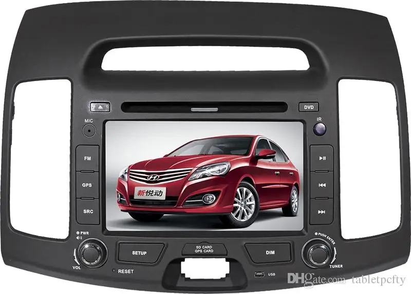 Flash Deal 7 inch in-dash Car DVD player with GPS(optional),Audio Radio stereo,USB/SD,AUX,BT/TV,car headunit for Hyundai ELANTRA 2007-2011 1