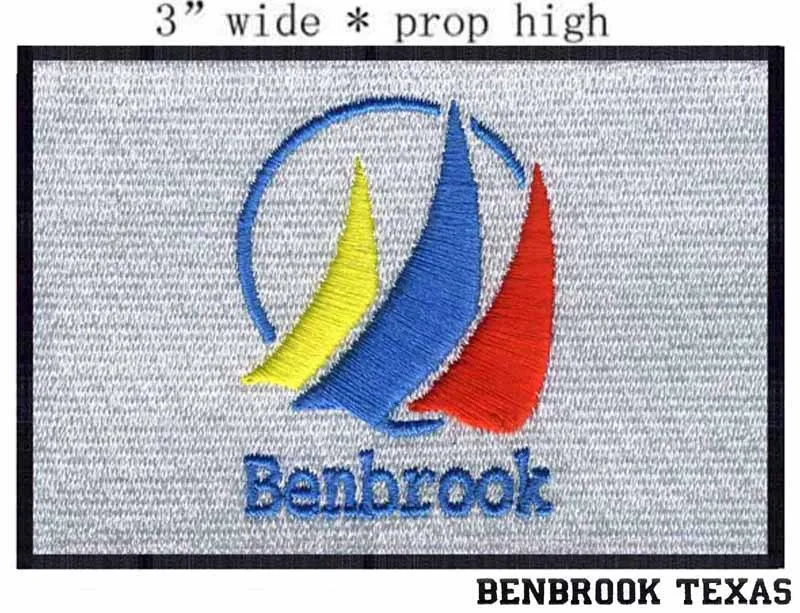 us 7 5 25 off benbrook texas usa flag embroidery patch 3 half circle american flag