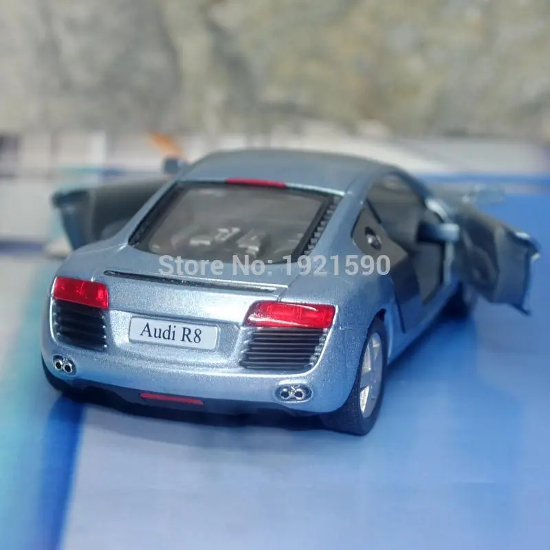 KT 1/36 масштабная модель автомобиля игрушки Германия Audi R8 литья под давлением металлическая модель автомобиля игрушка для подарка/коллекции/детей