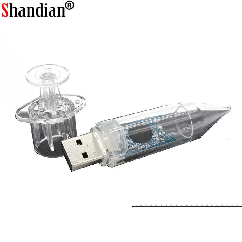 SHANDIAN продвижение реальная емкость медицинский шприц USB 2,0 флэш-накопитель внешний накопитель 4 ГБ 8 ГБ 16 ГБ 32 ГБ 64 Гб