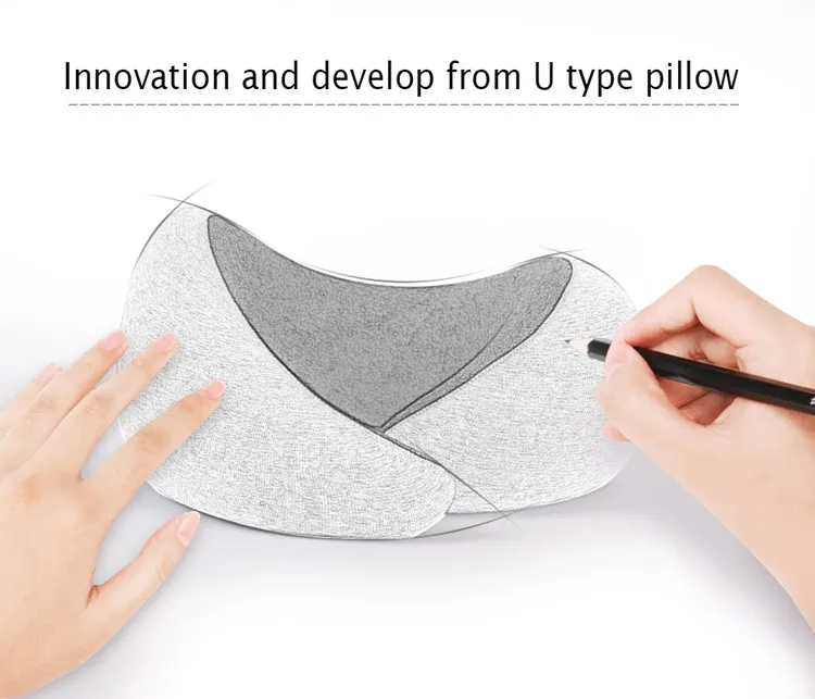 Personalized U shape travel neck pillow inflatable scarf neck rest pillow memory foam pillow