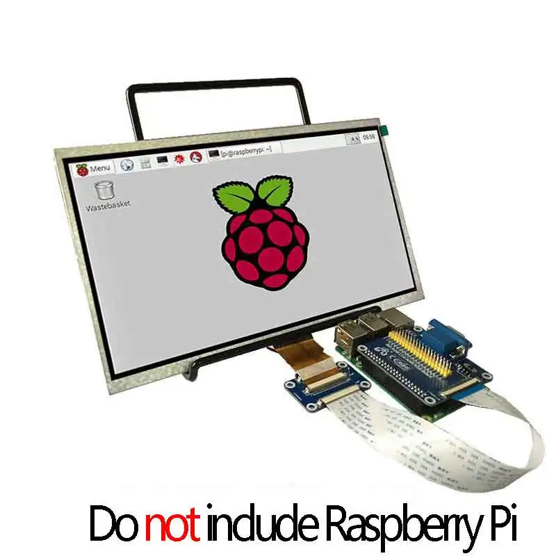 Raspberry Pi 10,1 дюймовый ЖК-дисплей 10,1 дюйма 1024x600 дисплей и VGA разъем dpi драйвер