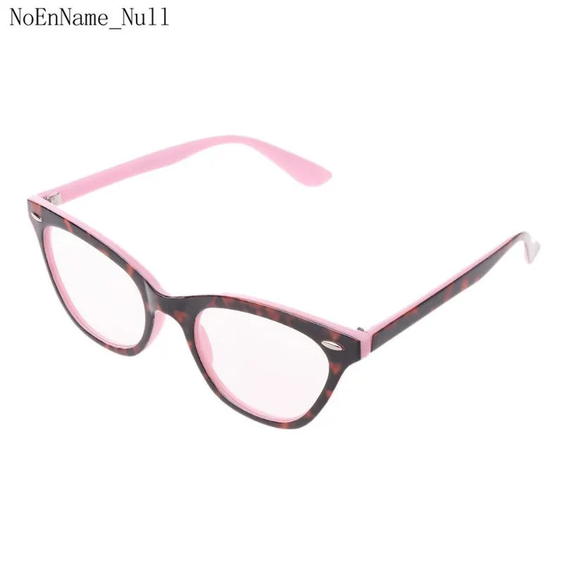 Классические женские очки для чтения «кошачий глаз» с цветочным принтом, винтажные очки для дальнозоркости, прозрачные линзы+ 1,0+ 1,5+ 2,0+ 2,5+ 3,5 - Цвет оправы: Розовый