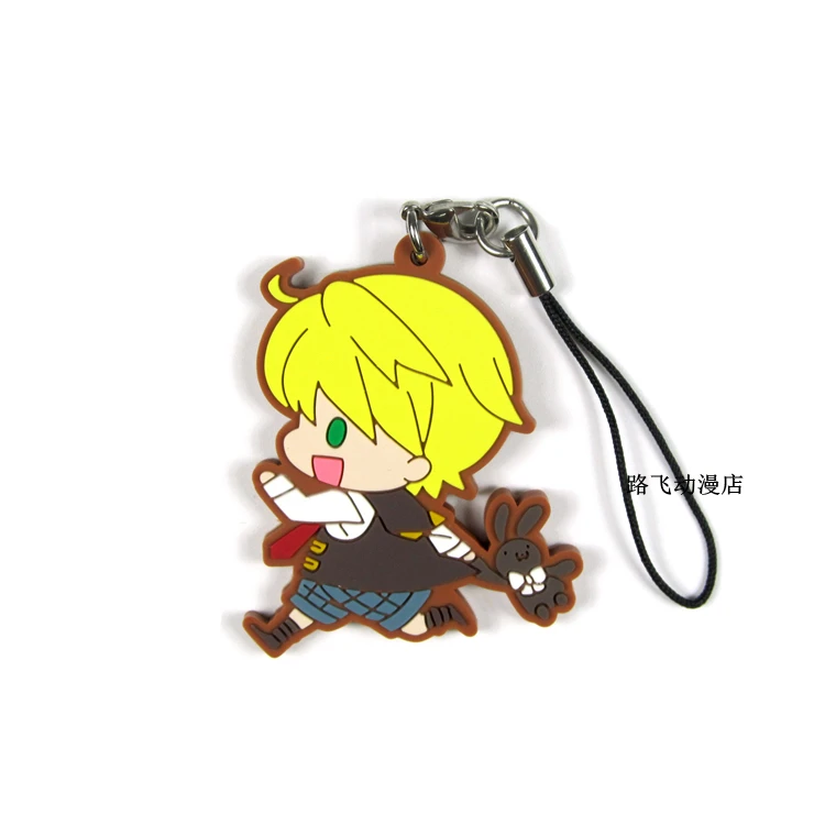 Pandora Hearts фигурка аниме модель резиновый брелок Ada Vessalius Oscar. Jack Oz. Pendnat 6 см|Игровые