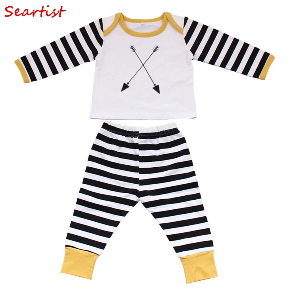

COSPOT Infant Cotton Clothing Set 2017 New Newborns Clothes 3 Pcs Suit T Shirt+Pants+Cap Baby Boys Girls Children Clothes 30C